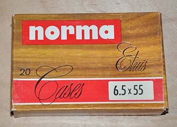 NORMA 6.5X55 BRASS