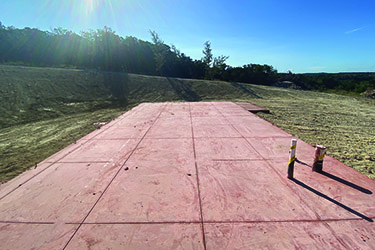 Scored Concrete