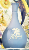 Light Blue Wedgwood Bud Vase